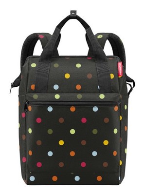 reisenthel Allrounder R Backpack M Rucksack Rucksack Dots schwarz bunt Neu