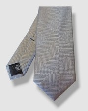 Calvin Klein Men's Gray Silk Intersect Diamond Tie 58 x 3