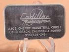 1973 USSC World Trade ~ Cadillac Tracing Systems Long Beach CA 1 oz  Silver Bar