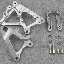 For YAMAHA 09 10 11 YZF R1 Rider Foot Pegs L&R Footrest Brackets Front