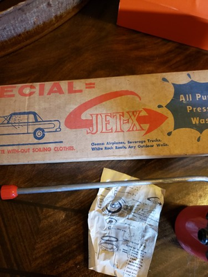 #ad Vintage Jet X Pressure Washer amp; Sprayer 1960#x27;s box manual and sprayer..as is $40.00