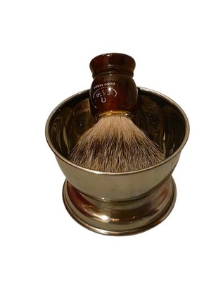 Omega Pure Tasso Shaving Brush And Bowl