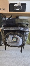 Joyful Ride Black and Khaki Retro Bicycle Pannier Bag Waterproof