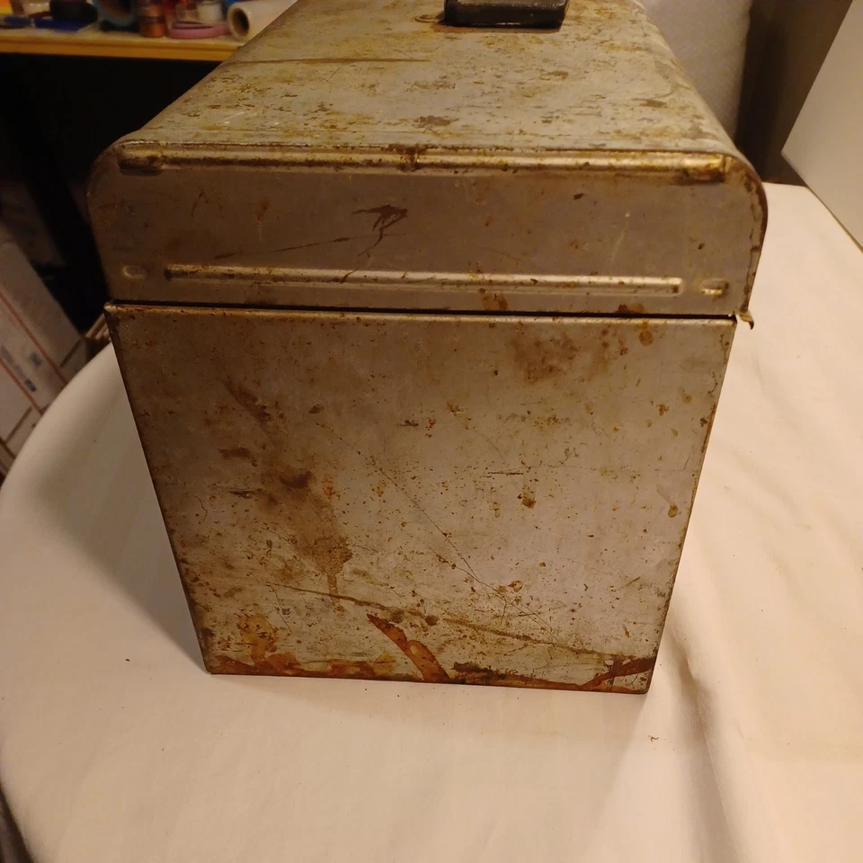 Vintage Craftsman 65336 2 Drawer Metal Tool Box no Keys - Image 4 of 4