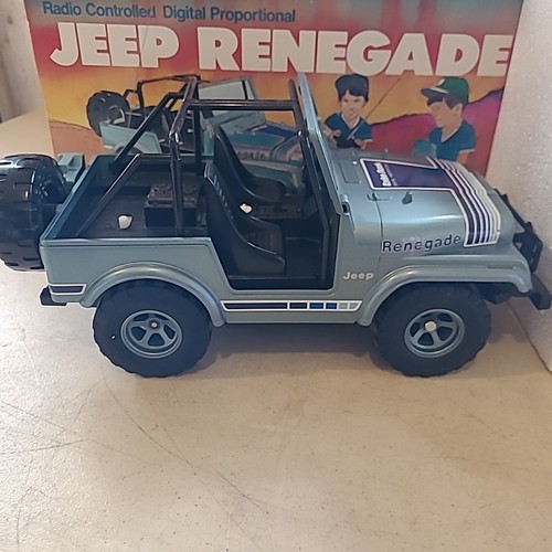Radio Shack CJ7 Jeep Renegade 60-3089 Tandy Radio Control Vintage W Box Works - Picture 3 of 9