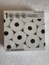 Funwares TP Hoarding Toilet Paper Puzzle 1000 Piece Jigsaw Puzzle - New Sealed