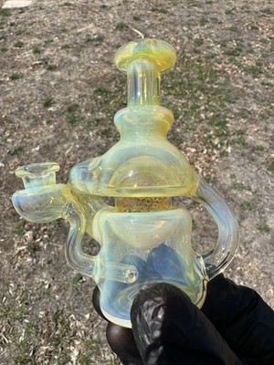 Dreamlabs Nano Biosphere Hand Made Borosilicate Glass Recycling Pipe