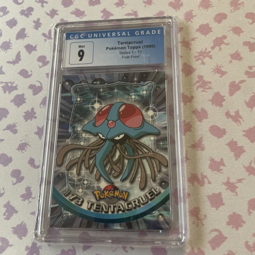 1999 Topps Pokemon TV #73 Tentacruel CGC 9 - Picture 2 of 4