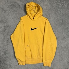 Vintage Nike Hoodie Mens L Pullover Sweatshirt Center Swoosh Y2K Thrashed Grunge