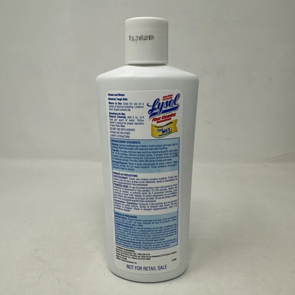 Limpiador concentrado de limpieza de pisos de colección Hoover Floormate 8 oz Lysol Foto 4 de 4
