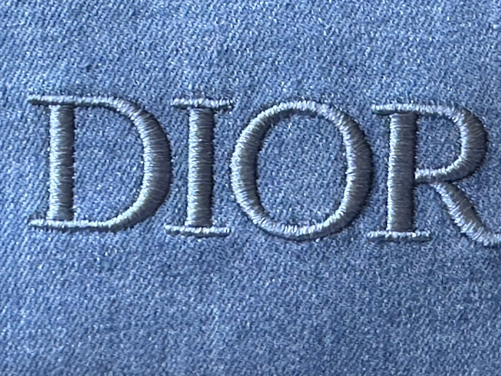 Neuf sans étiquette Dior Beauty Denim Trousse à Maquillage Pochette, Sac à Bandoulière + Large Sangle
