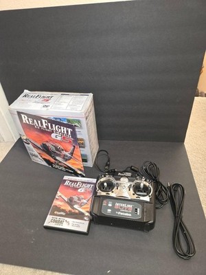 RARE REAL FLIGHT R/C G5 FLIGHT SIMULATOR W/ CONTROLLER AND DVD RC PLANE