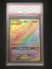 2019 POKEMON SUN & MOON UNBROKEN BONDS FULL ART/RESHIRAM & CHARIZARD GX PSA 10