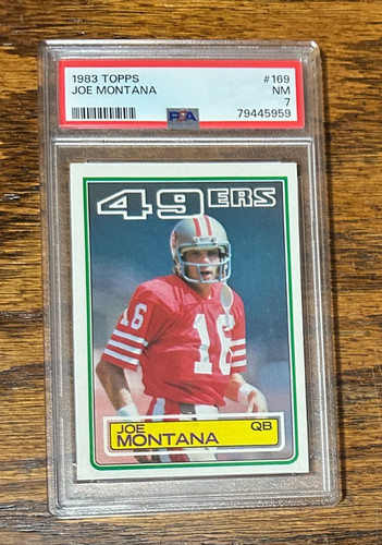 1983 Topps Joe Montana 49ers #169 PSA 7 HOF