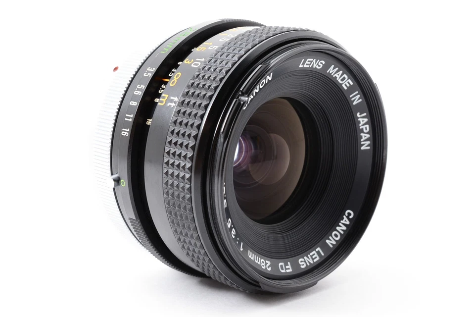 【Como nuevo con capucha】 Canon FD 28mm f/3.5 S.C. Lente gran angular MF de JAPÓN Foto 4 de 4