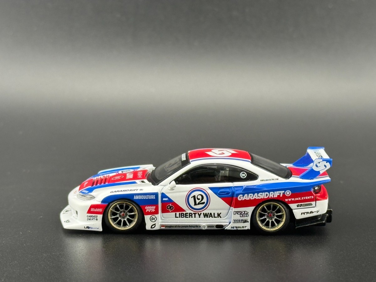 Mini GT Nissan LB-Super Silhouette S15 SILVIA GARASIDRIFT x LBWK Mini GT Nissan LB-Super Silhouette S15 SILVIA GARASIDRIFT x LBWK
