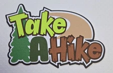 Hike Title. Scrapbook, Card Making Paper Piecing