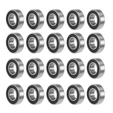 20Pcs 688-2RS Ball Bearings Double Sealed Z2 8mm ID 16mm OD 5mm Thick
