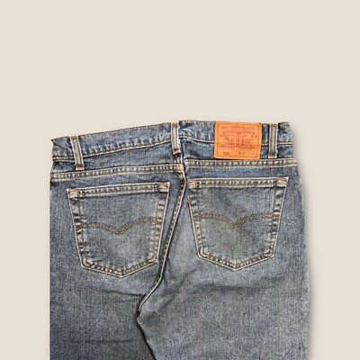 Vintage Levi's 550 Relaxed Fit Denim Blue Jeans 90s Fits Size