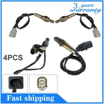 Sensor de oxígeno O2 aguas arriba+ aguas abajo 4 piezas para Ford F-150 5,0 L V8 6,2 L V8 2011-2014 Foto 1 de 4