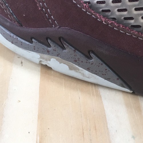 Nike Shoes Youth 3 Air Jordan 5 Basketball Sneakers Maroon Leather DZ4131-600 - Picture 14 of 17