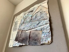 Ray Tomasso Collage Painting paper Sculpture MID CENTURY Post Modern Art ERA