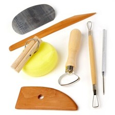 Lot of 10 CLAY POTTERY TOOL KITS 8 PC SET Cer...