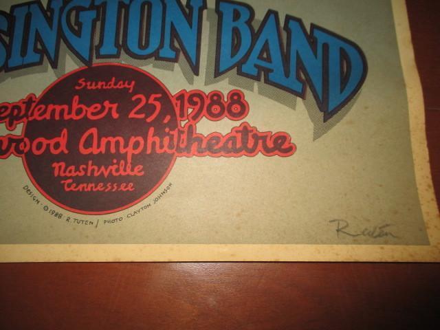 lynyrd skynyrd the rossington band poster Original 1998 | eBay