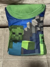 Minecraft - Creeper Boys 2 PC Flannel Pajama Set - Green - Size 6/7