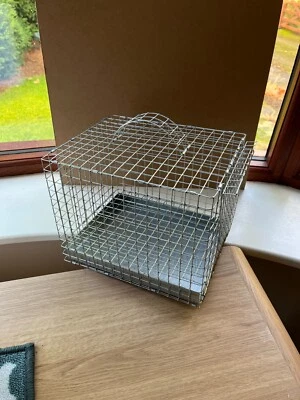 PAUL SPOONER Chinchilla Carry Cage De Luxe Version with SlIde In Tray, Ideal for Vet trips...