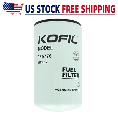 KOFIL FF5776 Fuel Filter For Cummins ISX Replaces 2864993 2893612 3685306 433100