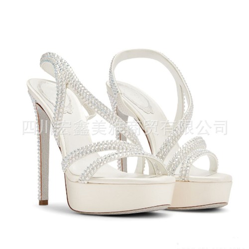 2025 neue modische ultrahohe Damen-Hausschuhe Plateau offene Zehenpartie Schuhe - Bild 20 von 26