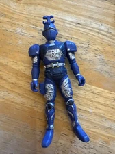 Vintage Blue Stringer Beetleborg 5" figure 1996 HTF