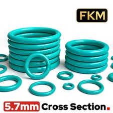 Metric FKM Rubber O-Rings 5.7mm Cross Section 16.6mm-558.6mm ID - O Ring Seals