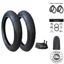 Replacement 14" x 2.13" Kids Bike Tire & Tube Set - Compatible with All Brands