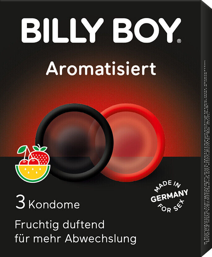 Billy Boy Aromatisiert 10 x 3 Kondome mit Geschmack, farbige Condome Kondom