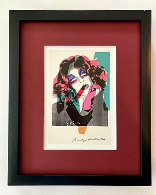 ANDY WARHOL | LADIES & GENTS SIGNED VINTAGE PRINT IN 8 X10 MAT | FRAMED