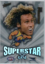2011 AFL CHAMPIONS SUPERSTAR MASCOT GEM - MG16 Matt PRIDDIS (WEST COAST) 