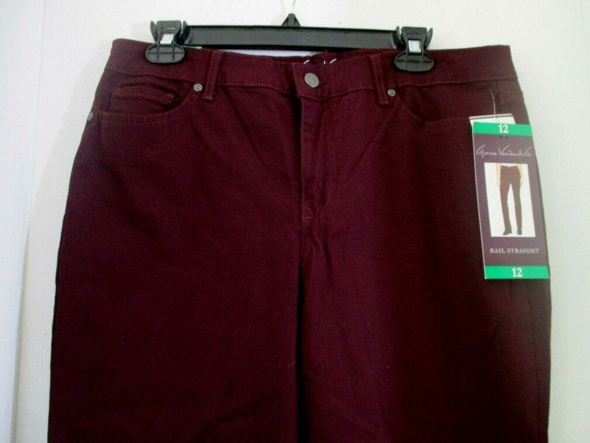 GLORIA VANDERBILT~RAIL STRAIGHT~Straight Leg~MIDRISE JEANS~Women's