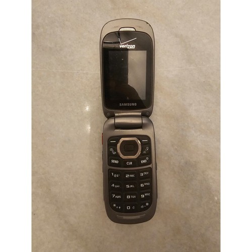 Samsung Convoy 2 SCH-U660 Verizon Gray/Black 3G Single SIM Cellular Flip Phone - Afbeelding 2 van 3