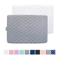 Mini Crib Mattress Pad Cover Fitted Pack N Play Protector Sheet Quilted 39"x27"
