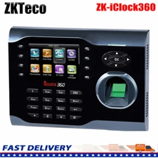 New ZKTeco iclock360 TCP/ IP biometric 8000 Fingerprint Time Attendance Recorder