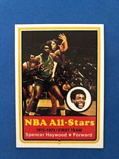 1973-74 TOPPS #120 SPENCER HAYWOOD NRMT-MT ! SET BREAK NICE! **SMS CARDS**