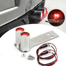Metal Exhaust Pipe Tail Throat with LED Light For 1/10 RC Racing Drift Car HSP 