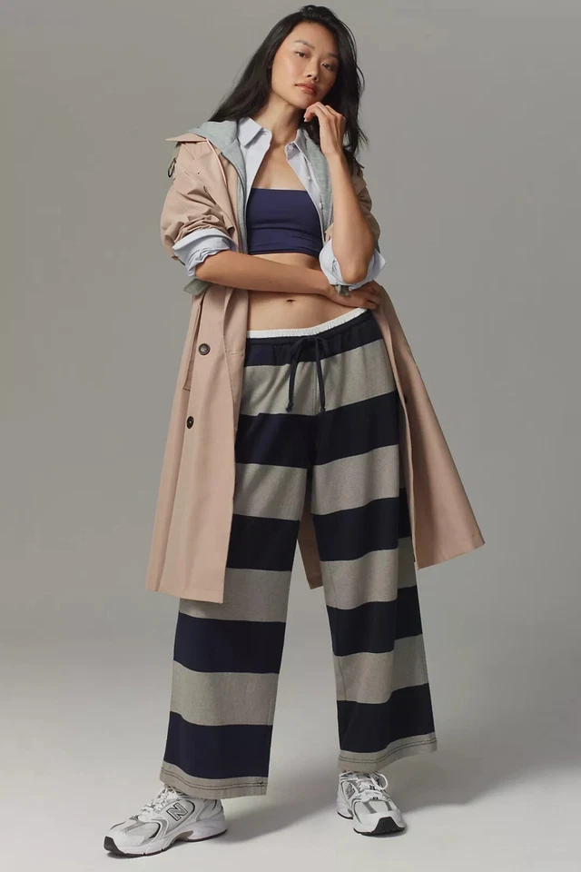 Pantalones de Rugby Daily Practice by Anthropologie Azul Marino Talla Pequeña Nuevos con Etiquetas $118 Foto 3 de 4