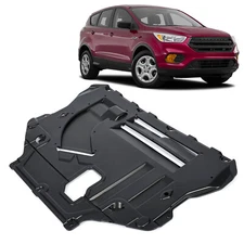 Black Front Engine Splash Shield For 2013-2019 Ford Escape 2015-2019 Lincoln MKC