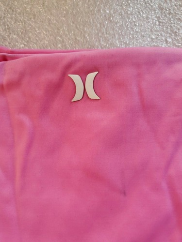 Costume da bagno Hurley grande bikini fondo mod max surf rosa nuoto reversibile NUOVO - Foto 3 di 8