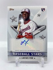 2022 Topps auto Lucius Fox *Free Shipping* RC Nationals