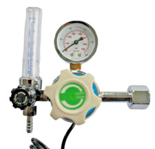 HST Druckminderer beheizbar Druckregler Manometer Argon Co2/Schutzgas