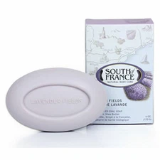 French Milled Oval Soap Lavender Fields 6 oz By South Of France Soaps